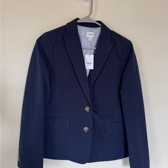 Jcrew Navy Two Button Blazer - Picture 1 of 5